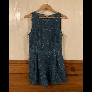 Loft Romper- Blue Floral